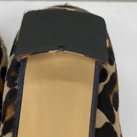 NEW DIAN. Womens Pumps Leopard Print Size 7.5 Brussel Piped Bow Low Heel - Picture 11 of 11